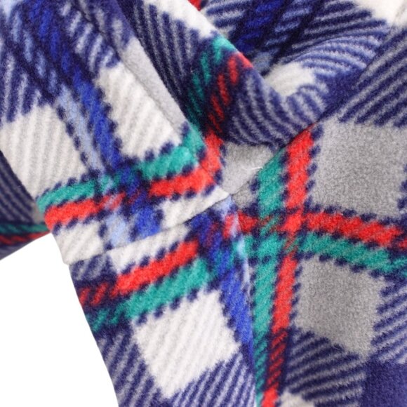 Denim & Co. Comfort Zone Regular Printed Fleece Pull On Pants Sz 2X Blue Plaid - Picture 4 of 4